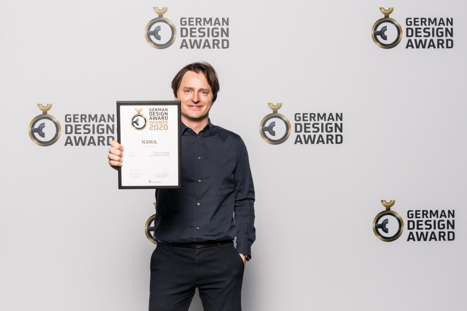 Fot. mat. pras. Nawa - rzeźba autorstwa Oskara Zięty z nagrodą German Design Award