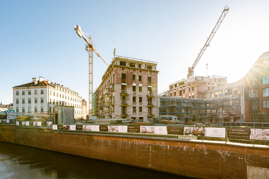 Młyn Maria to zabytkowa nieruchomość, położona w centrum Wrocławia na dwóch odrzańskich wyspach Piasek i Młyńskiej, fot. mat. inwestora Zabytkowy Młyn Maria przechodzi kolejną metamorfozę