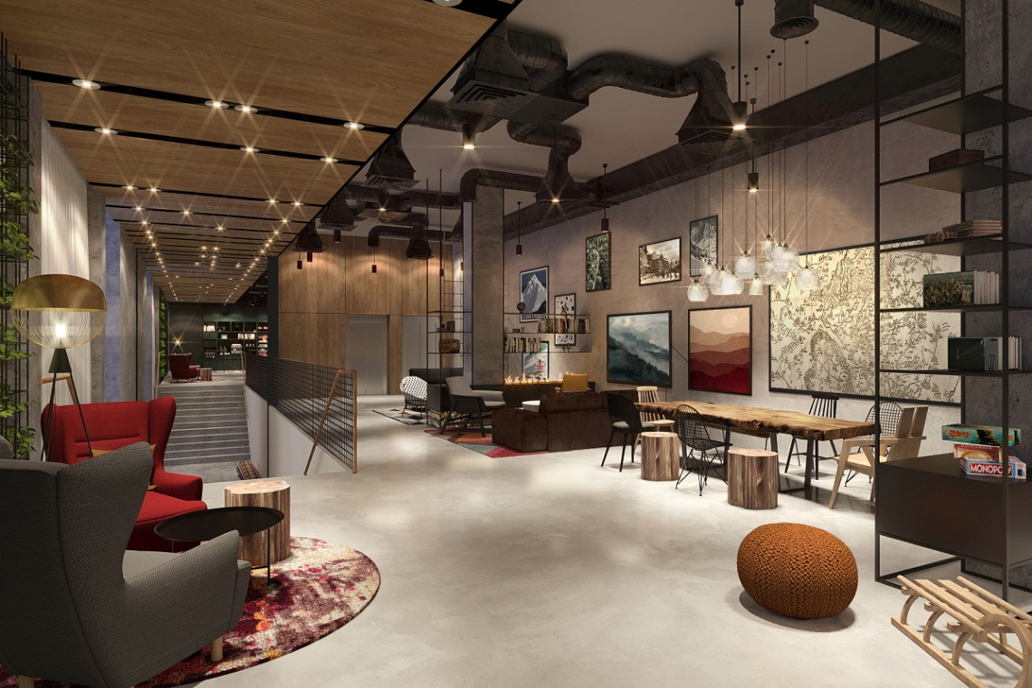 W Szklarskiej Porębie powstanie nowy hotel Mercure. Bergo Hotel & Resort łączy architekturę inspirowaną tradycyjnym górskim designem z nowoczesnymi, luksusowymi wnętrzami, fot. mat. inwestora W Szklarskiej Porębie powstanie nowy hotel Mercure. Czeka nas górski design!