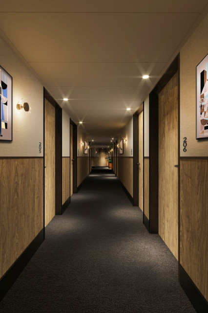 Qubus Hotel Katowice: Ciepłe, przytulne wnętrza z dużą ilością drewna i niebanalnych detali, zaprojektowane przez MIXD, to wariacja na temat stylu złotej ery Katowic - doprawiona współczesnym duchem miasta i utrzymana standardzie czterogwiazdkowego hotelu, fot. MIXD Tak będzie wyglądało wnętrze Qubus Hotel Katowice. MIXD zaproponowali wariację na temat stylu złotej ery Katowic!