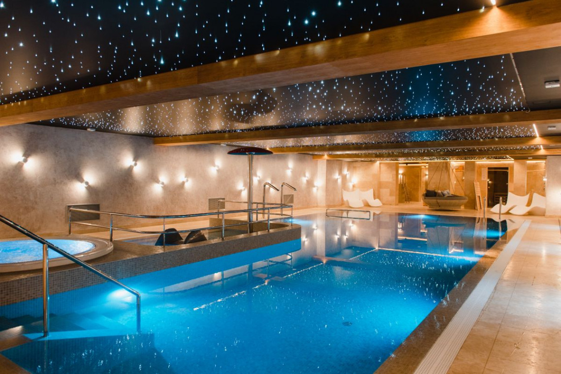 Odnowiona strefa SPA w hotelu Best Western Plus Hotel Podklasztorze. Fot. Mat. prasowe Odnowiona strefa wellness w scenerii średniowiecznych murów