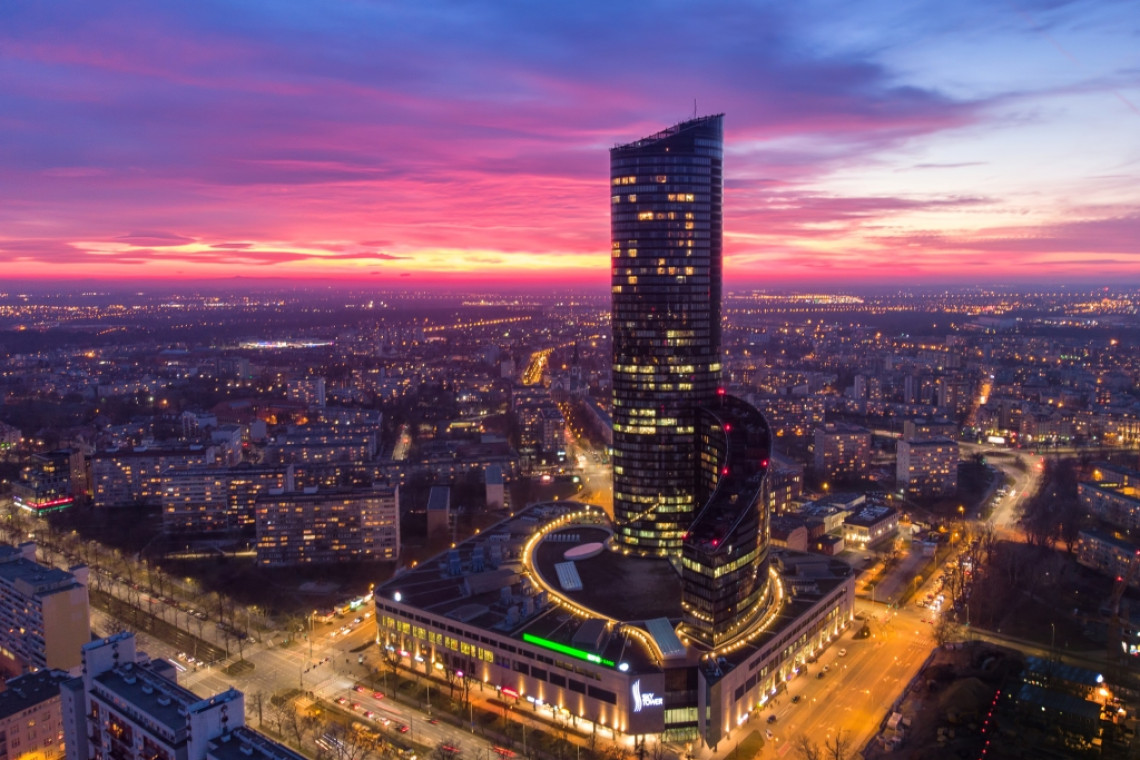 Obiekt mixed-use Sky Tower. Fot. Mat. prasowe Największa w Polsce makieta kolejowa przenosi się do Sky Tower