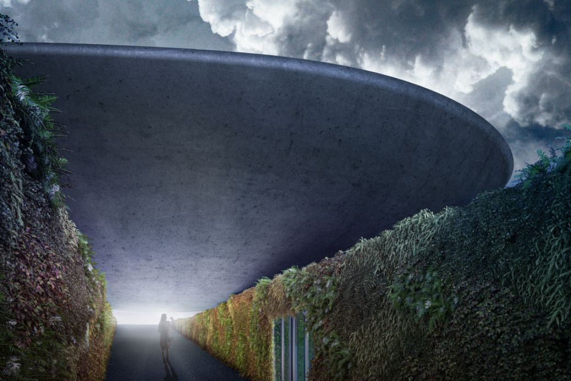 Koncepcja Islandzkiego Muzeum Wulkanów. Proj. Łukasz Gąska i Marta Sowińska-Gąska, Michał Gawron. Fot. Materiały prasowe Polscy architekci wyróżnieni w międzynarodowym konkursie. Zobacz koncepcję niezwykłego muzeum