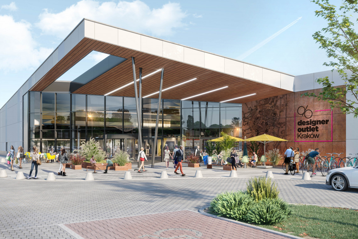 fot. mat. prasowe KG Group z nowym centrum outlet dla Krakowa. Architektura ma zaskoczyć!