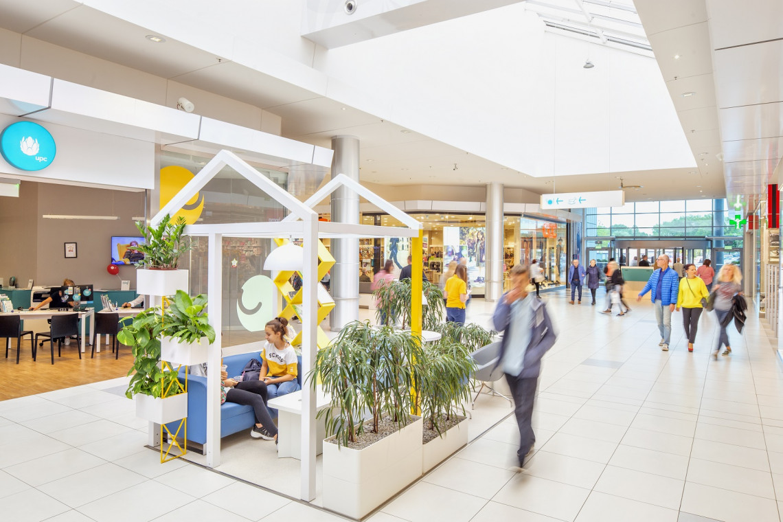 Centrum handlowe Nowe Czyżyny. Fot. Newbridge Proekologiczne praktyki centrów handlowych