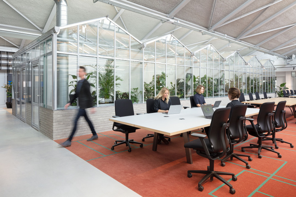 Biuro The Core. Proj. CBRE Design. Fot. Materiały prasowe Nowoczesne biuro w starym garażu. Niezwykły projekt CBRE Design