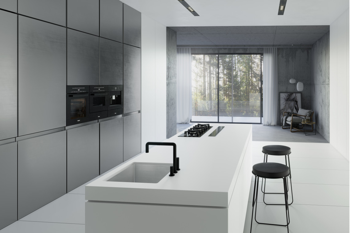 Płyty wielkoformatowe Dekton Uyuni. Fot. Mat. prasowe Cosentino Nowy odcień bieli - wielkoformatowe płyty zainspirowane pustynią solną