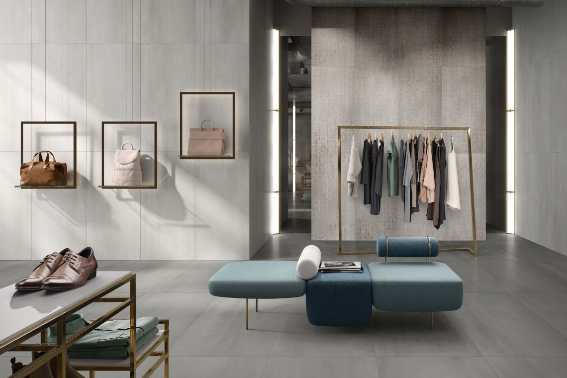 Industrialny styl we wnętrzach: płytki ceramiczne z kolekcji Metalyn. Fot. Villeroy&Boch Styl industrialny w finezyjnym wydaniu: nowa kolekcja płytek