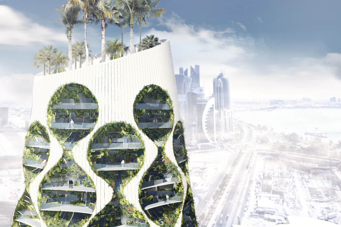 Wertykalna Oaza: FAAB mają pomysł na miejski budynek przyszłości