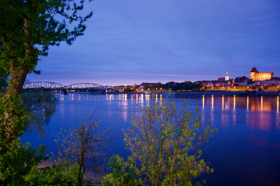 Sześć firm konkuruje o nadzór nad przebudową mostu im. Józefa Piłsudskiego w Toruniu, fot. Unsplash Z tego mostu roztacza się malowniczy widok na panoramę Torunia. Aż sześć firm chce go przebudować