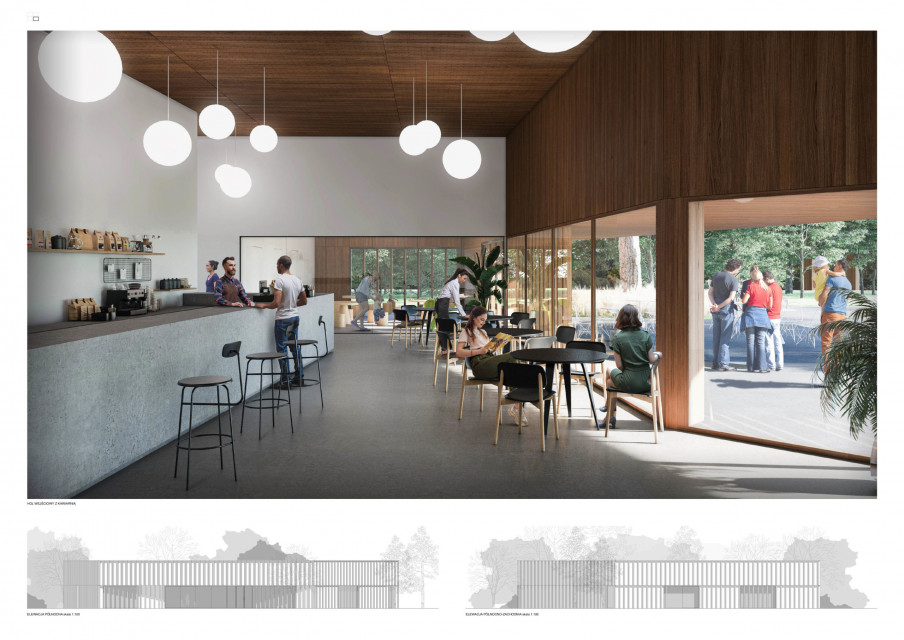 Wyróżnienie honorowe trafiło w ręce M.O.C. Architekci z Katowic, fot. SARP Warszawa Wiemy, kto zaprojektuje Centrum Inicjatyw Kulturalnych w Komorowie