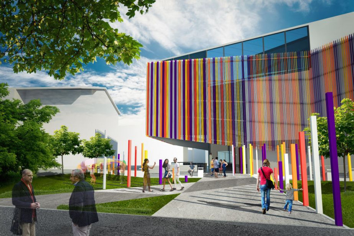 Sam gmach Ośrodka Ruczaj to bardzo ciekawa bryła architektoniczna. Autora koncepcji poznaliśmy pod koniec 2017 roku, kiedy sąd konkursowy pracujący pod kierunkiem architekta Borysława Czarakcziewa zadecydował o wyborze propozycji Ośrodka Ruczaj, przedstawionej przez biuro Limba Eko sp. z o.o. z Krakowa, fot. Zarząd Inwestycji Miejskich w Krakowie Kto wybuduje Ośrodek Ruczaj? To nowe centrum kultury w Krakowie