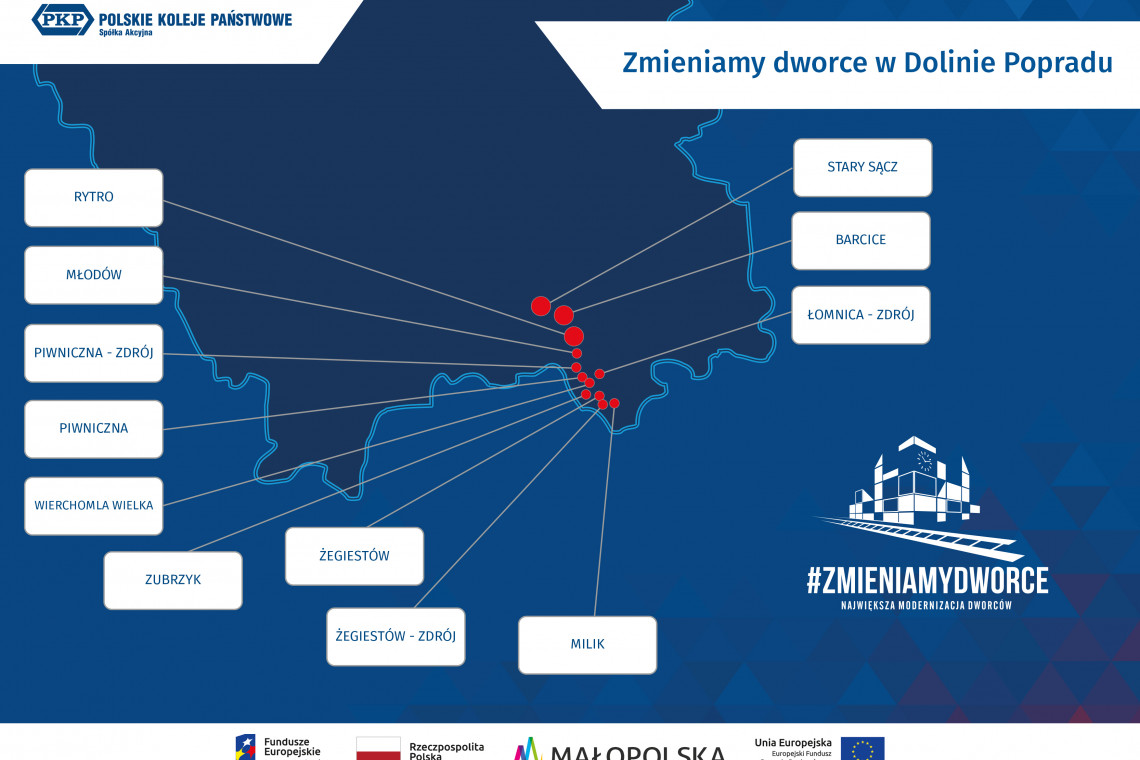 Dworce w Dolinie Popradu to perełki, warto dbać o te – nieraz zabytkowe – budowle. Jestem przekonany, że dzięki tej inwestycji uzyskają one nowy blask –- mówi Andrzej Adamczyk, minister infrastruktury, fot. mat. PKP 12 dworców w Dolinie Popradu do modernizacji. Wystartowały prace projektowe