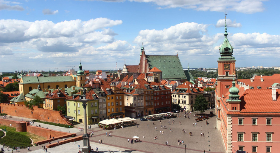Zamek Królewski w Warszawie będzie podświetlony na niebiesko