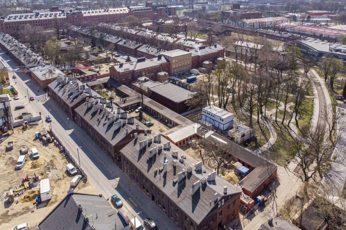 Łódź rewitalizuje Księży Młyn, fot. mat. UM Łódź Mimo pandemii, Łódź rewitalizuje Księży Młyn