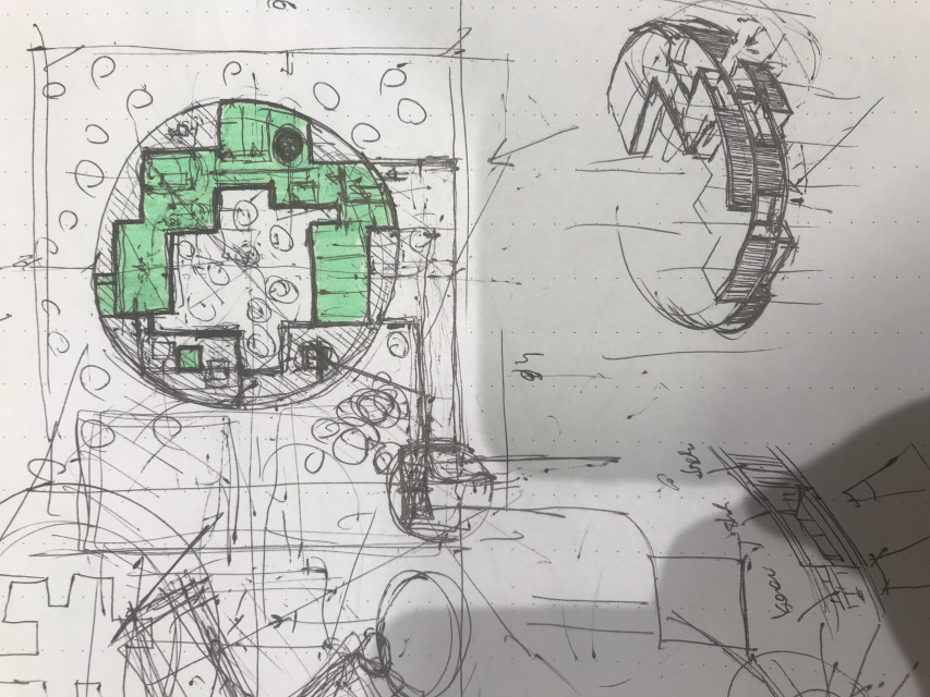 Circle Wood. Proj. Przemek Olczyk Mobius Architekci. Fot. Mat. prasowe Niczym pień drzewa. Zobacz wyjątkowy budynek w sąsiedztwie Puszczy Kampinoskiej