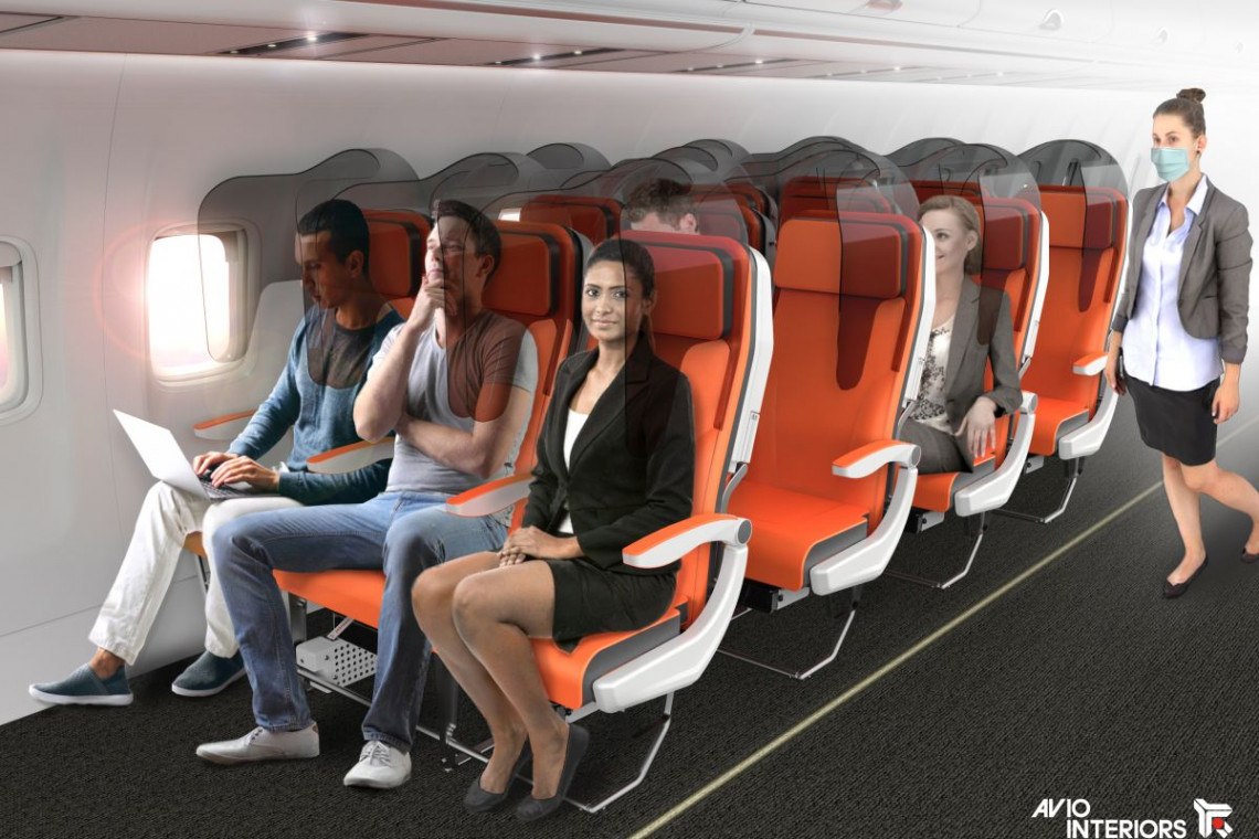Rozwiązanie Glassafe. Proj. Aviointeriors. Fot. Mat. prasowe Jak będzie wyglądało podróżowanie przyszłości? Włoska firma ma pomysł