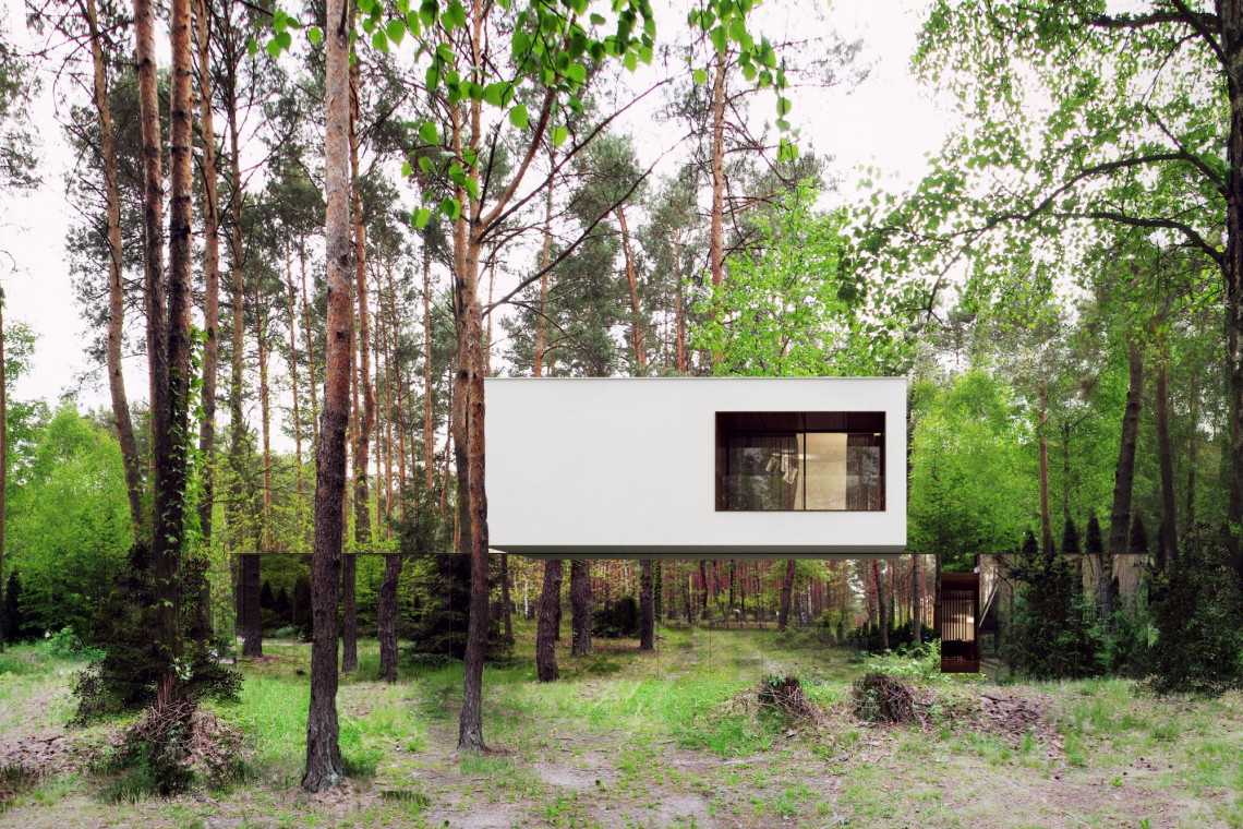 Marcin Tomaszewski, który jako dyrektor kreatywny pracowni Reform Architekt stworzył zupełnie innowacyjny koncept domów lustrzanych, fot. mat. arch. Lustrzane domy - czy naprawdę są z luster?