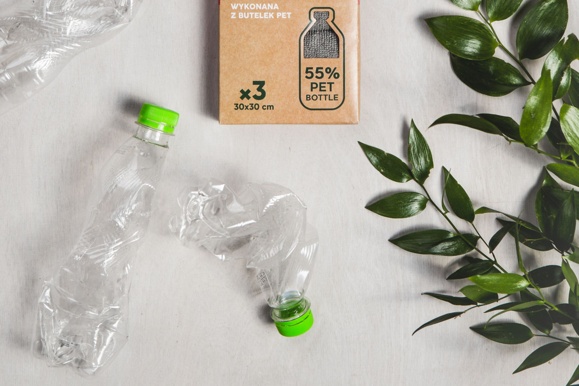 Fot. Mat. prasowe Nowy pomysł na recykling: ściereczki z butelek PET