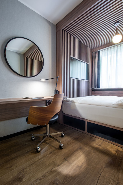 Radisson Blu Bazylea. Proj. liard Architecture & Interior Design. Fot. Radisson Hotel Group Polska pracownia zaprojektowała hotel Radisson Blu w Bazylei