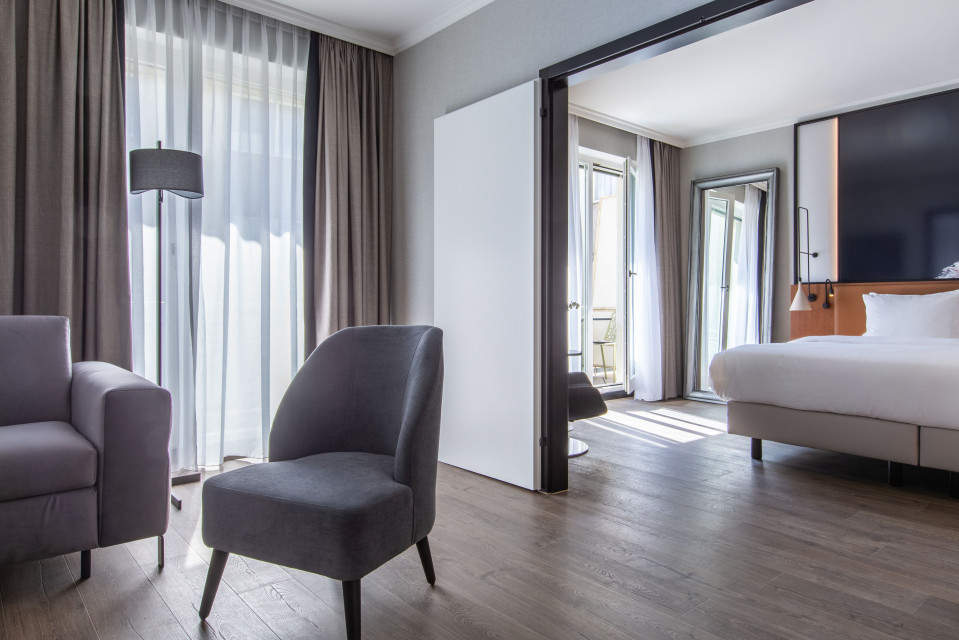 Radisson Blu Bazylea. Proj. liard Architecture & Interior Design. Fot. Radisson Hotel Group Polska pracownia zaprojektowała hotel Radisson Blu w Bazylei