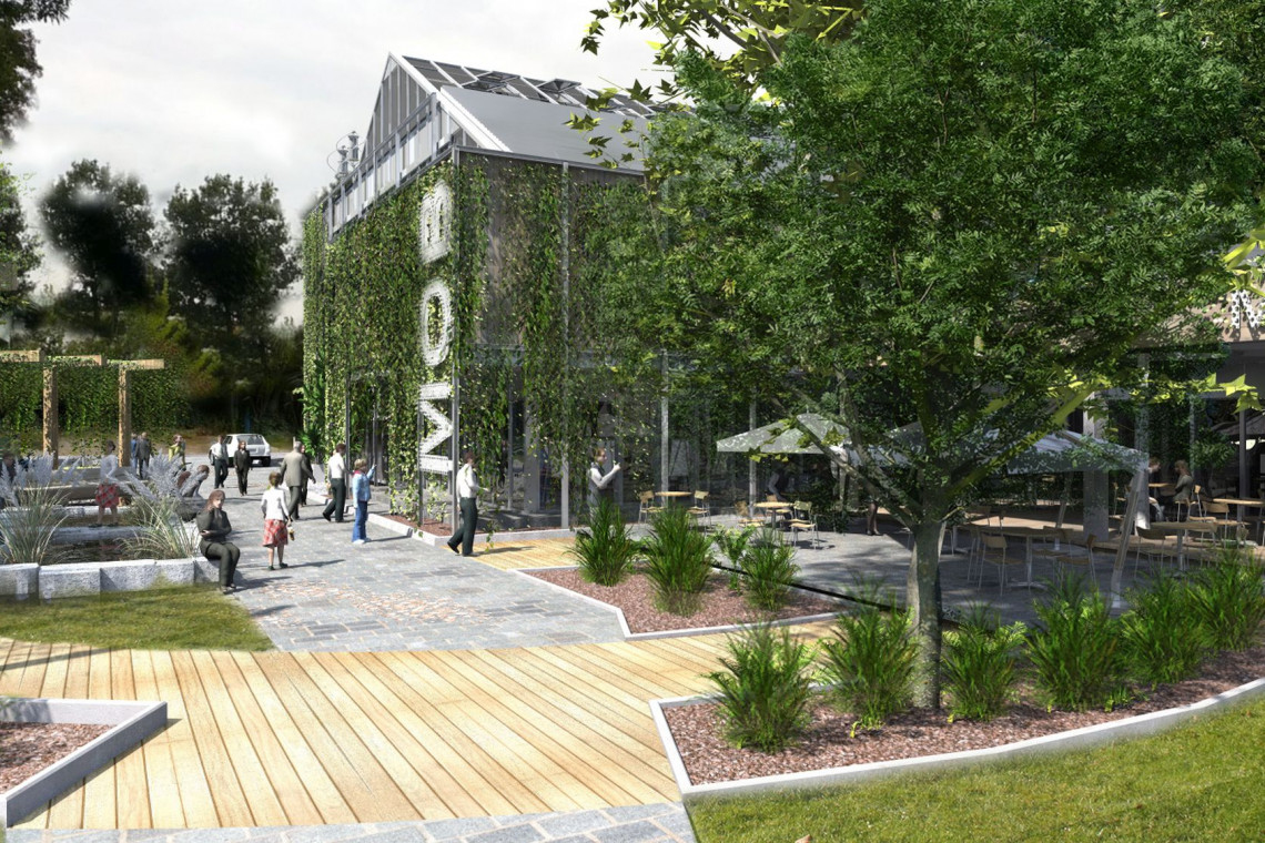 Projekt koncepcyjny Miejskiego Ośrodka Botanicznego zrealizowało studio BB Architekci dla miasta Zabrze już w 2018 roku. To wizja przyszłego rozwoju ośrodka, będącego jedną z większych atrakcji Zabrza, fot. BB Architekci Pomysł na Miejski Ośrodek Botaniczny w Zabrzu. To koncepcja BB Architekci