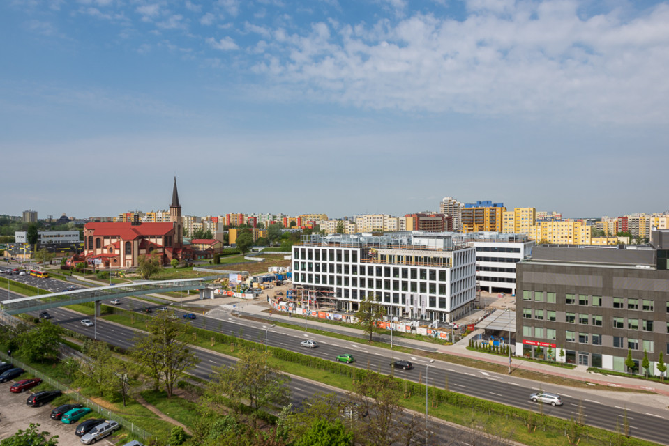 West 4 Business Hub we Wrocławiu. Fot. Mat. Echo Investment Zaglądamy na budowę West 4 Business Hub