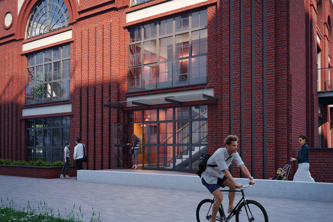 Wizualizacja inwestycji Modern Loft. Fot. Mat. prasowe XIX-wieczna elektrownia w Łodzi zyska nowe życie. Wkrótce ruszy adaptacja