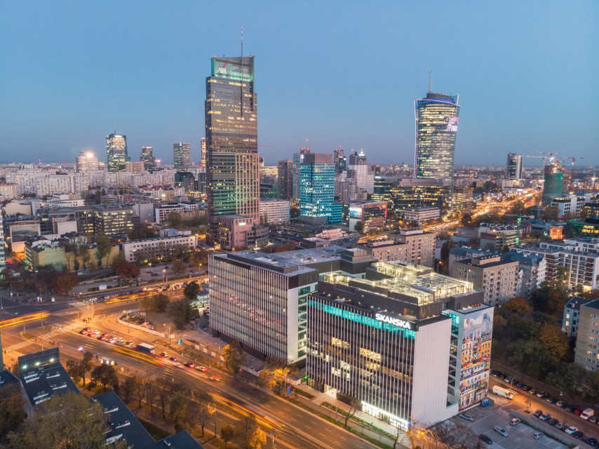 Skanska ma kolejny zdrowy budynek. Warszawski Spark B z precertyfikatem WELL Core&Shell, fot. mat. Skanska Skanska ma kolejny zdrowy budynek