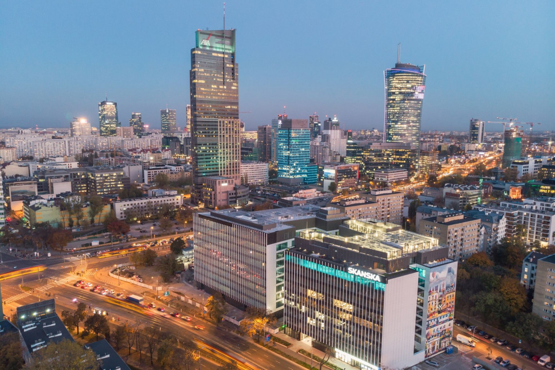 Skanska ma kolejny zdrowy budynek. Warszawski Spark B z precertyfikatem WELL Core&Shell, fot. mat. Skanska Skanska ma kolejny zdrowy budynek