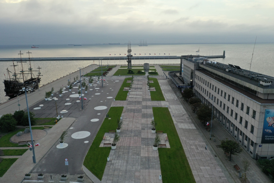 Molo Południowe. Fot. Dzielnice #wgdyni / www.gdynia.pl Molo Południowe w Gdyni przeszło metamorfozę