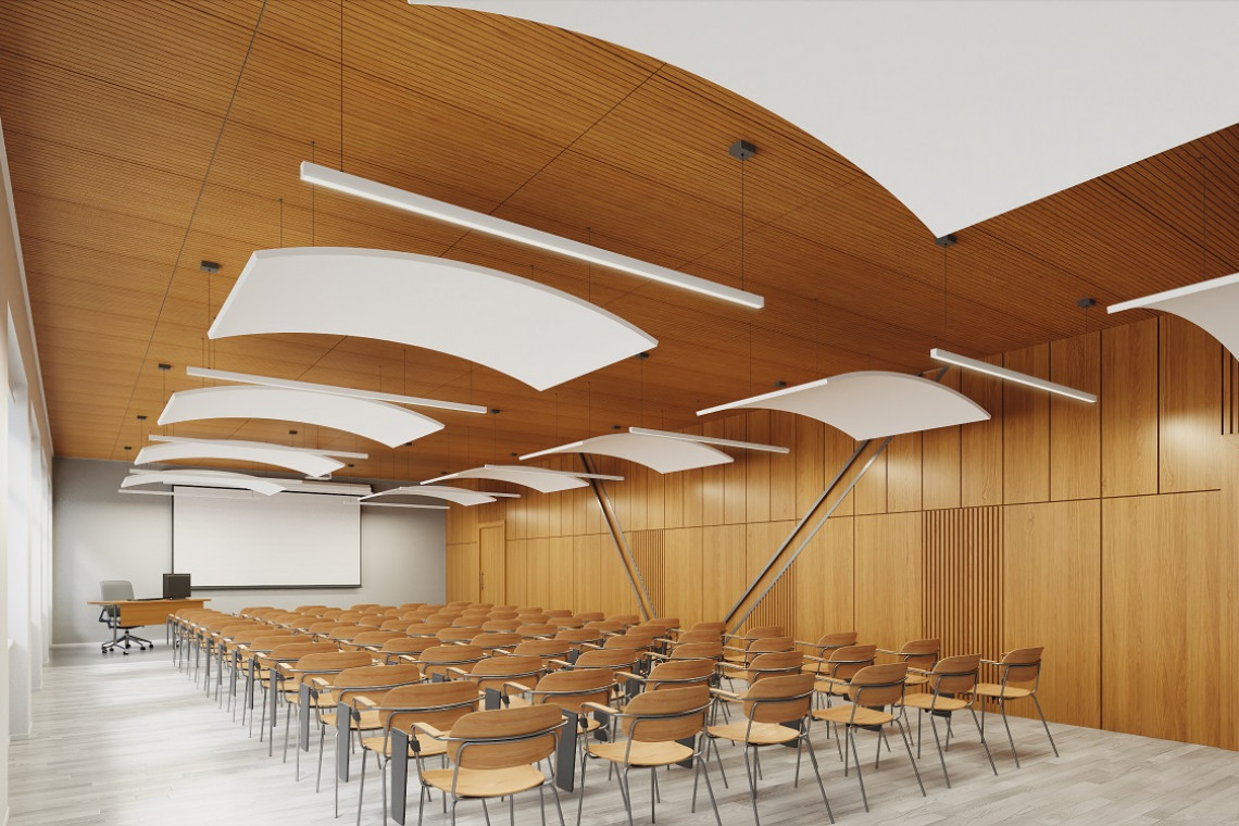 fot. mat. Armstrong Norma pogłosowa - fakty i mity na które powinni zwrócić uwagę architekci i projektanci