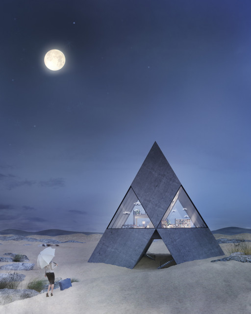 Pyrahouse. Proj. Karina Wiciak, Wamhouse Niezwykłe wizje architektury zainspirowanej... logami znanych marek