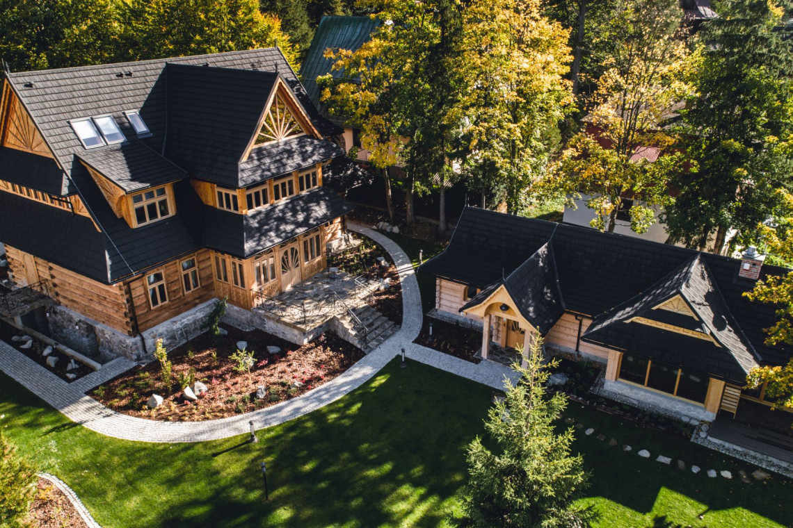 Willa Elżbiecina Zakopane fot. mat. prasowe Architektoniczna perełka z Zakopanego. Tak odzyskała blask Willa Elżbiecina z 1912 roku