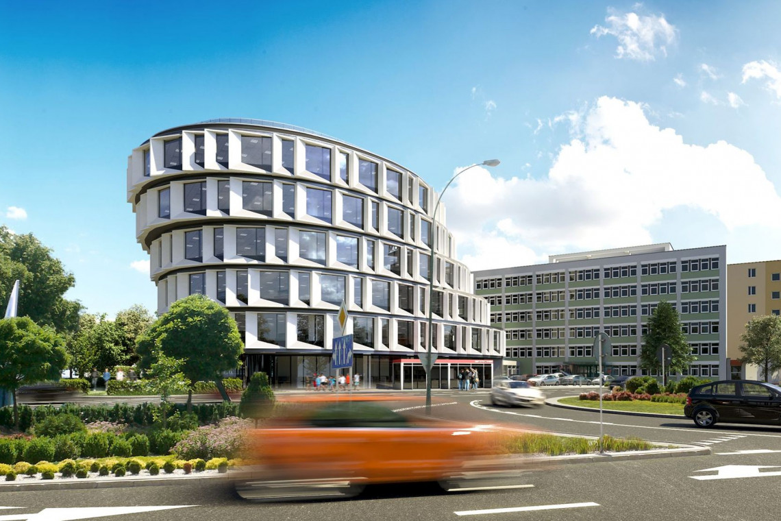 Corner Point w Rzeszowie, fot. MWM Architekci W ścisłym centrum Rzeszowa powstanie biurowiec projektu MWM Architekci