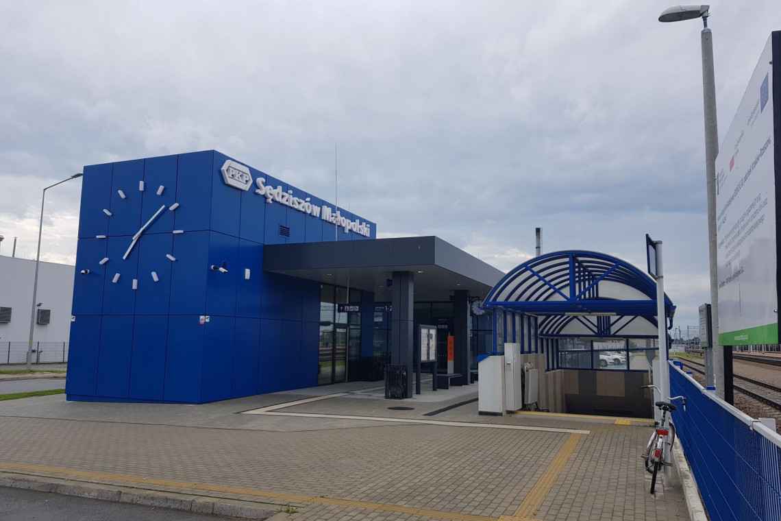 Dworzec w Sędziszowie Małopolskim otwarty, fot. PKP Pierwszy nowy dworzec kolejowy w podkarpackim otwarty