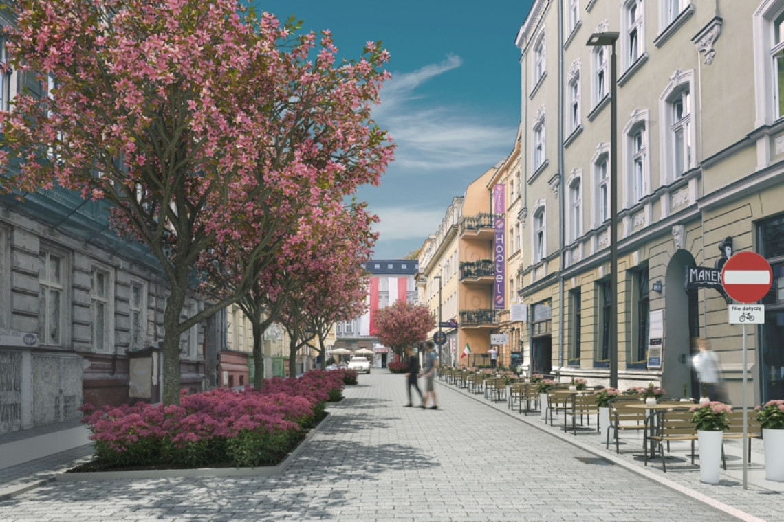 Wkrótce zmiany na ul. Kwiatowej w Poznaniu, fot. UM Poznań Jedna z poznańskich ulic zmieni się w woonerf