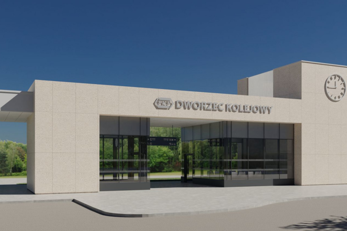 W Kraśniku powstanie nowy, komfortowy dworzec kolejowy, fot. mat. PKP PKP S.A. rozpoczyna budowę dworca w Kraśniku