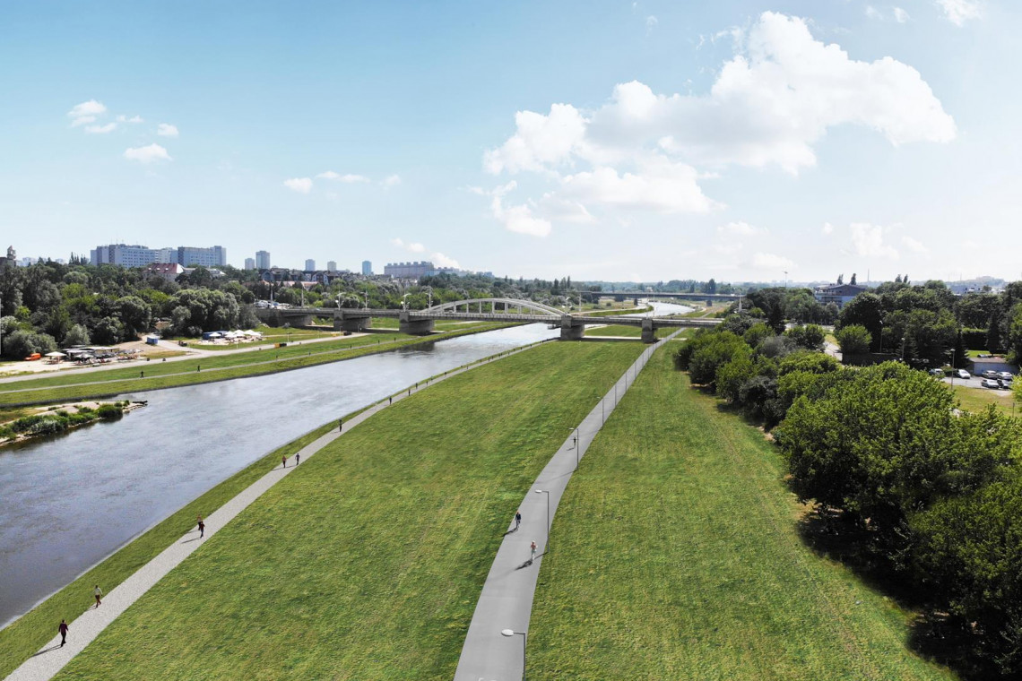 Brzegi Warty wypięknieją, fot. UM Poznań Tereny nad Wartą czeka kolejna inwestycja