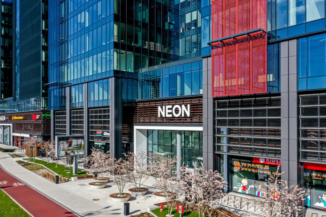 Alchemia, biurowiec Neon fot. mat. prasowe Jeden z bardziej ekologicznych biurowców w Trójmieście