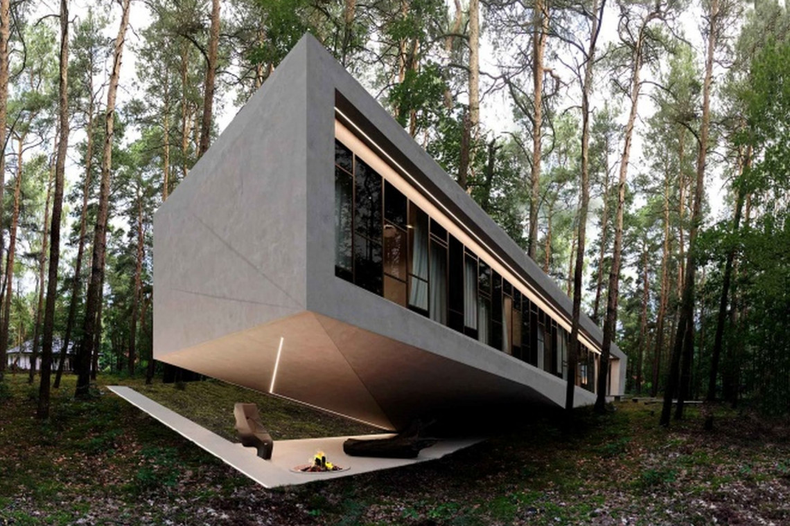 RE JOSHUA TREE HOUSE REFORM Architekt fot. mat. REFORM Architekt Najnowsza bryła od Reform Architekt z muzyczną inspiracją w tle