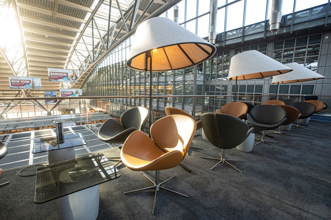 VIP lounge lotnisko w Hamburgu, fot. BoConcept W otoczeniu ekskluzywnego designu: lotnisko w Hamburgu
