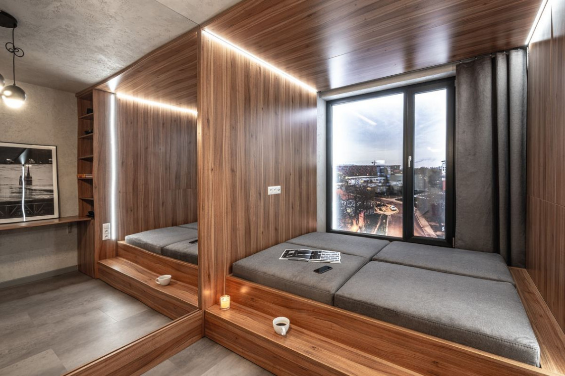 Mikroapartament pokazowy we Wrocławiu. Fot. Mat. prasowe By Made Małe jest wielkie! Zobacz 18-metrowy mikroapartament modelowy we Wrocławiu