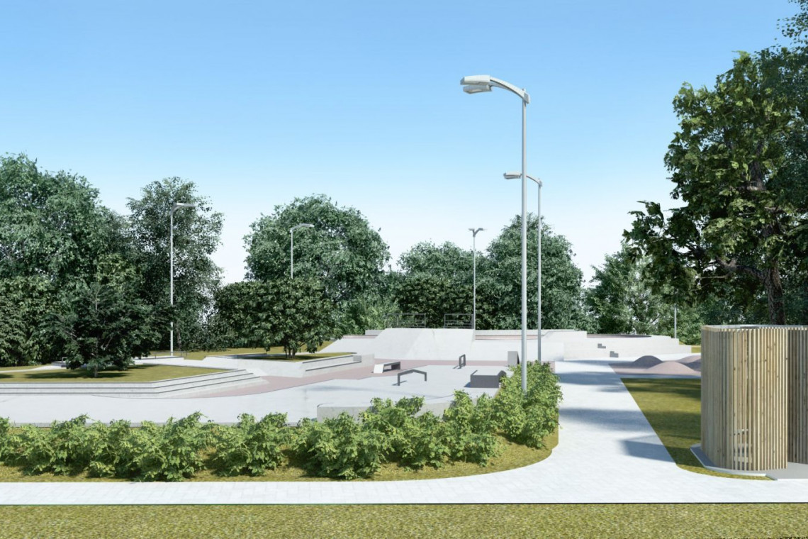 Tak ma wyglądać nowy szczeciński skatepark, fot. UM Szczecin Tak ma wyglądać nowy szczeciński skatepark