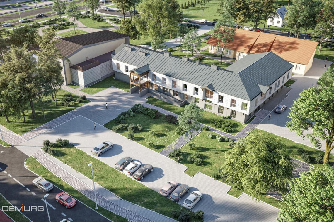 Poznańskie biuro Demiurg Project przygotowało projekt przebudowy istniejącego budynku Urzędu Miasta Józefowa, a także budowy nowego skrzydła. Inspiracją dla architektów był styl nadświdrzański, charakterystyczny dla tej okolicy, fot. Demiurg Przebudowa Urzędu Miasta Józefowa. Inspiracją dla architektów był styl nadświdrzański