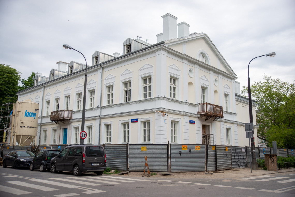 Remont pałacyku Konopackiego na finiszu, fot. BSKZ Remont pałacyku Konopackiego na finiszu