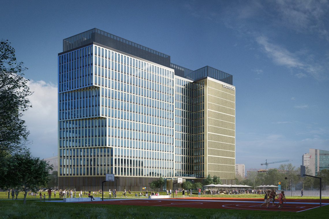 Skanska stawia nowy biurowiec w Warszawie. Za projektem stoją PRC Architekci, fot. mat. prasowe PRC Architekci projektują najnowszy biurowiec Skanska
