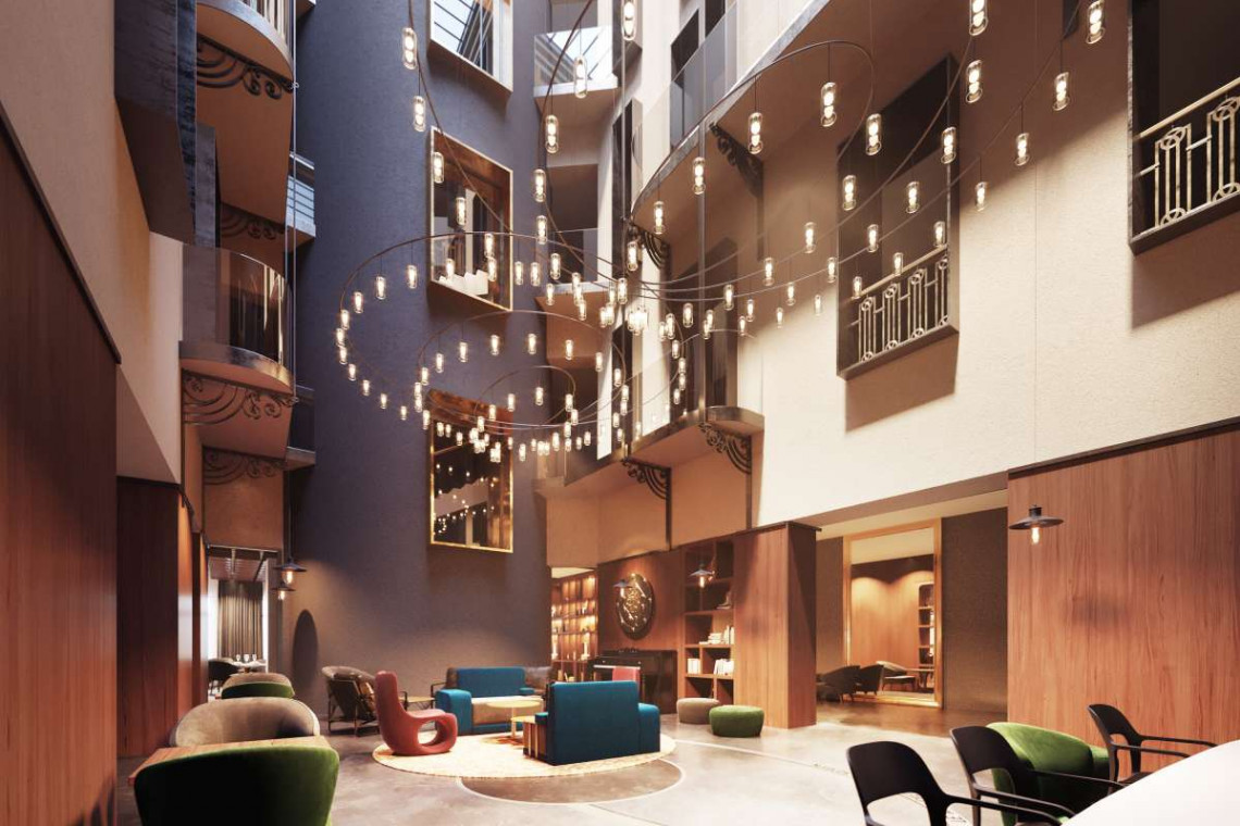 Hotel Royal w Krakowie. Proj. KM Rubaszkiewicz. Fot. Mat. prasowe Tak będzie wyglądać hotel Royal w Krakowie. Za projektem stoi KM Rubaszkiewicz