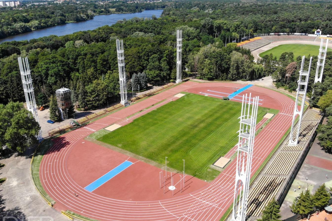 Prace modernizacyjne na głównym stadionie lekkoatletycznym na Golęcinie dobiegły końca. Fot. PIM Główny stadion lekkoatletyczny na poznańskim Golęcinie odnowiony