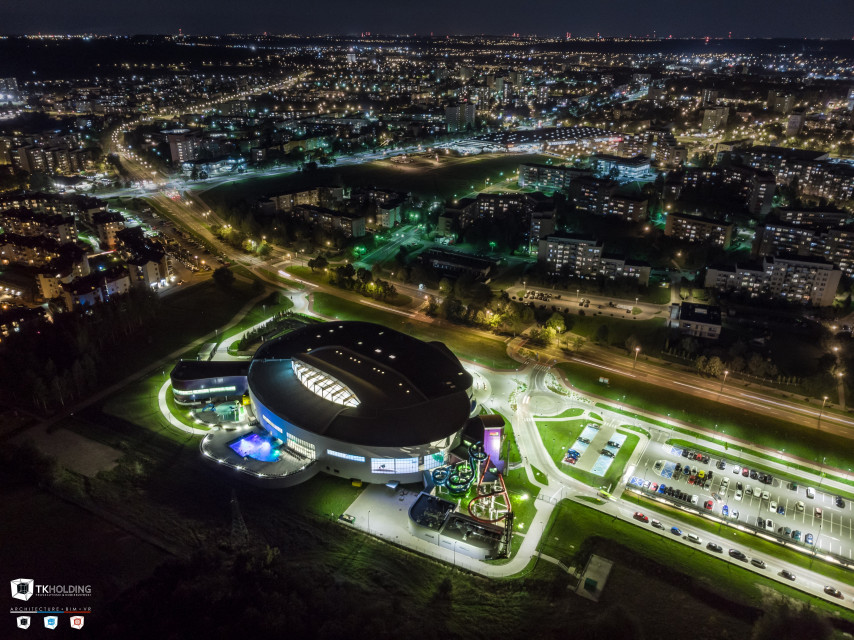Wodny Park Tychy, projekt TKHolding. Fot. Mat. architekta Wodny Park Tychy nagrodzony w międzynarodowym konkursie. To projekt TKHolding